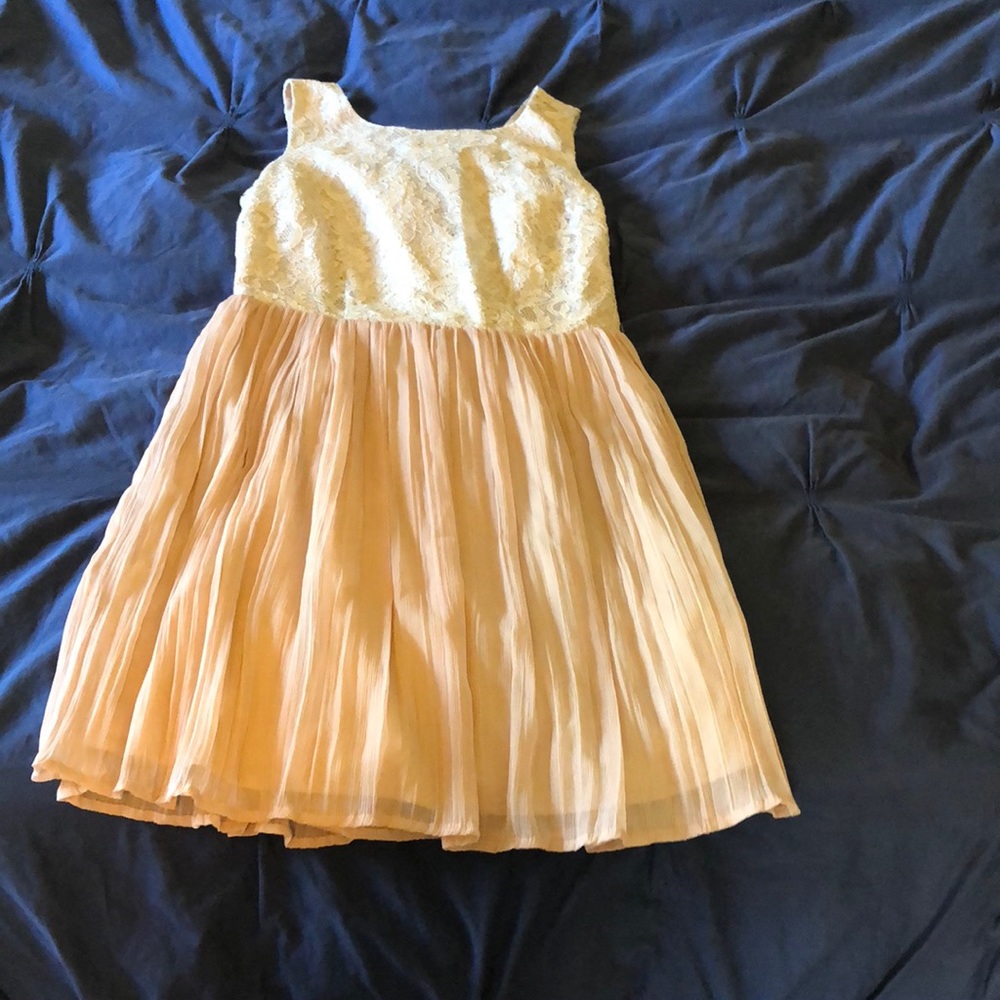 Lace top dress